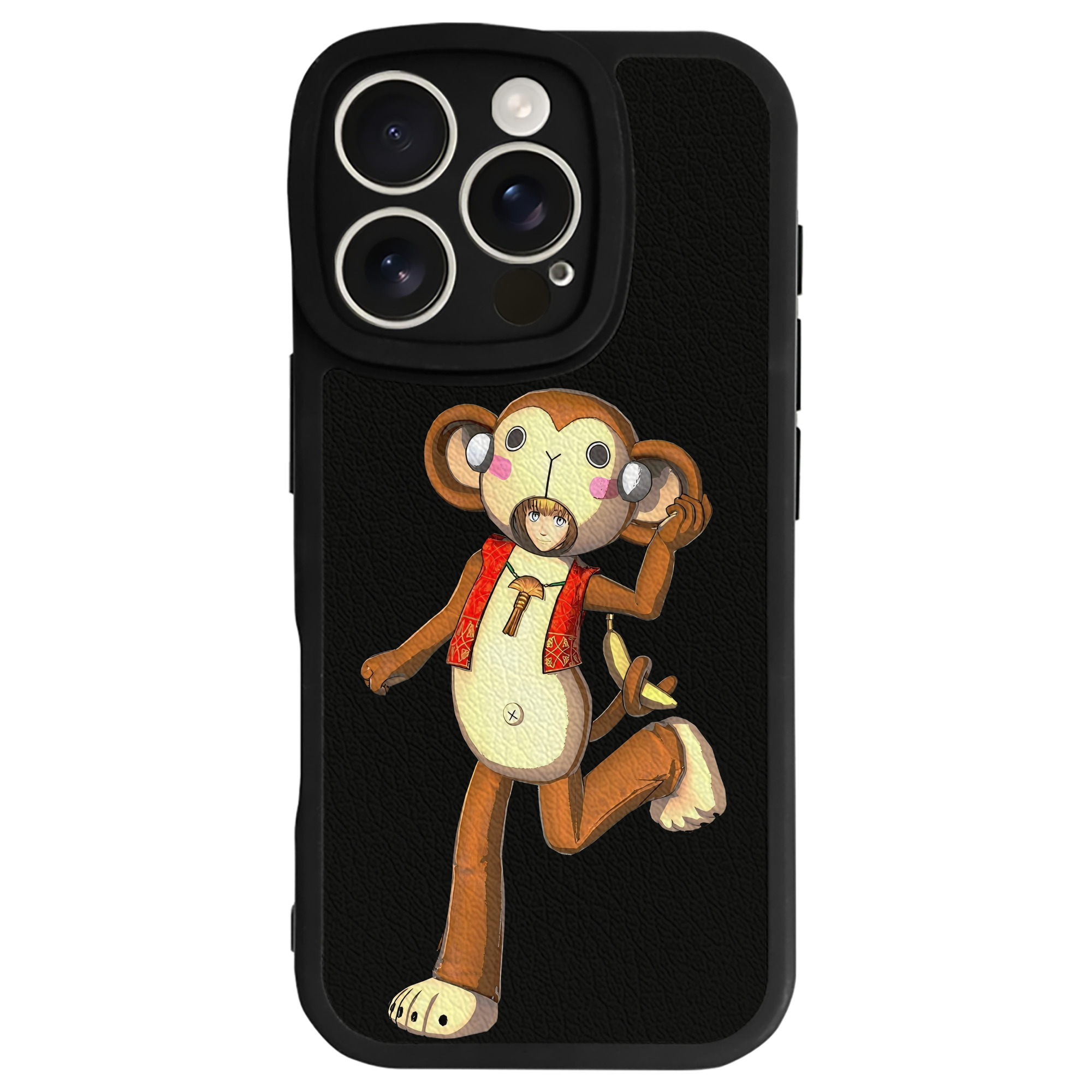 （画像用） 進撃の巨人 アルミン·アルレルト Attack on Titan Armin Arlert 【iPhone 16シリーズ対応】シリコンスマホケース（レザー調） 材質：シリコン